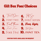 Black Personalised Groomsmen Gift Box