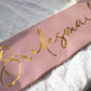 Bridesmaid Sash