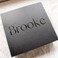 Black Personalised Bridesmaid Gift Box